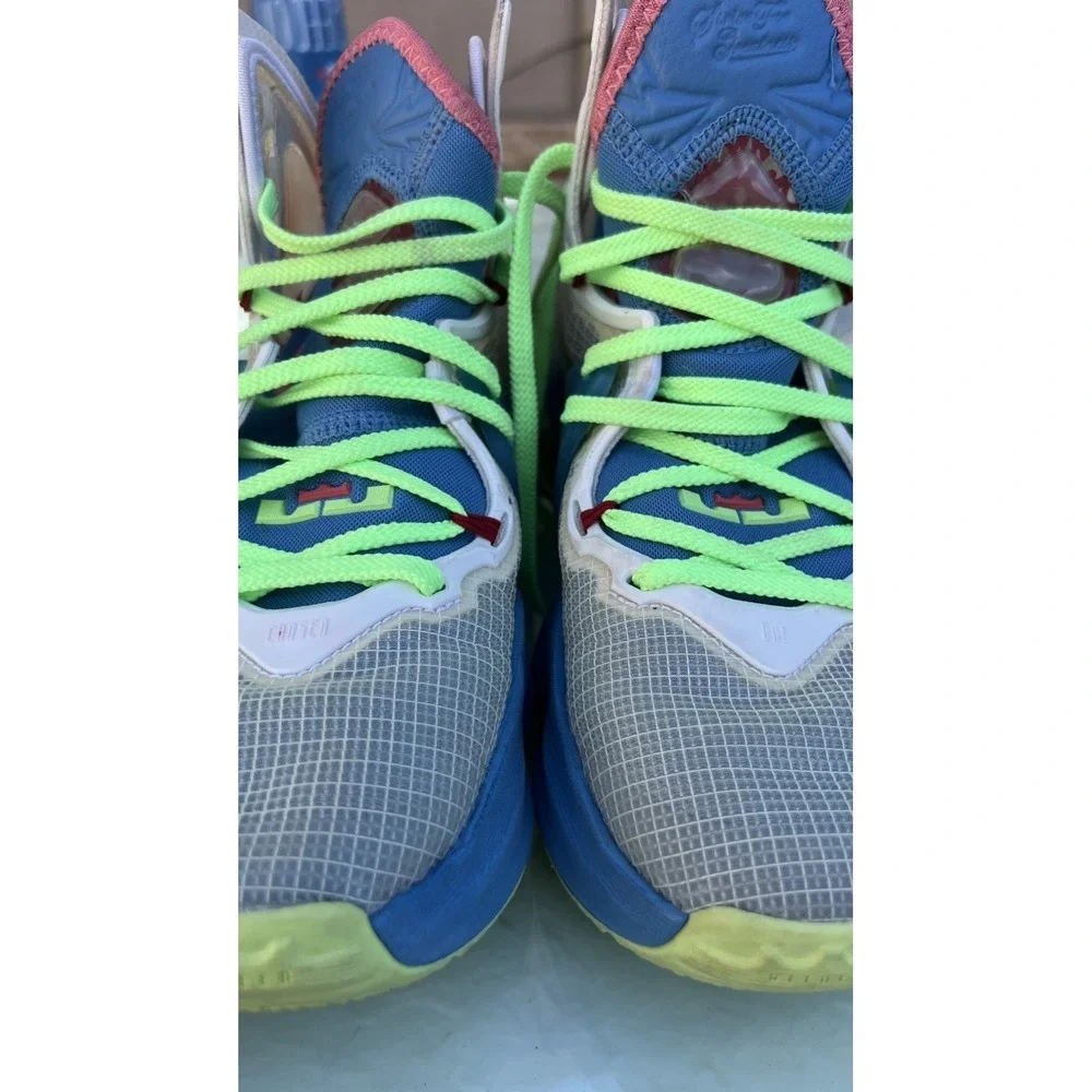 Nike Shoes LeBron XIX 19 GS Dutch Blue Pomegranite‎ Sneakers Sz 5.5 DC9339-400